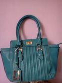 Bolsa de couro ecologico AZUL