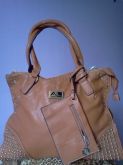 Bolsa de couro ecologico COM TACHAS