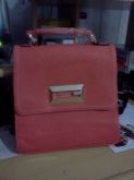 Bolsa de couro ecologico ROSA  CLICLETE